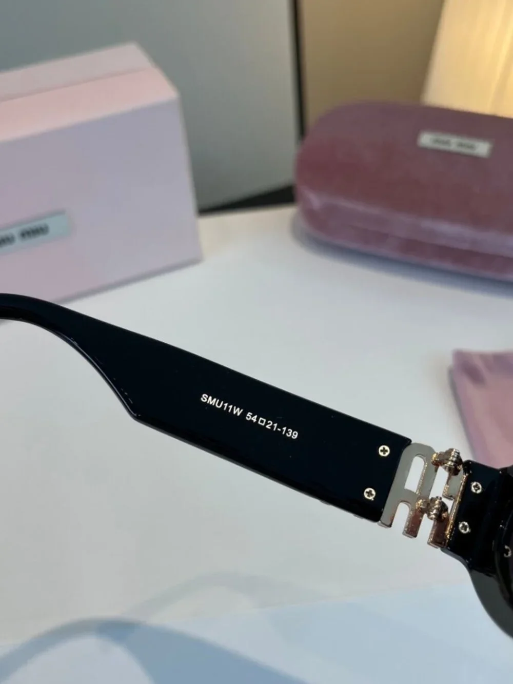 Miu Miu Black-Frame Cat-Eye Sunglasses